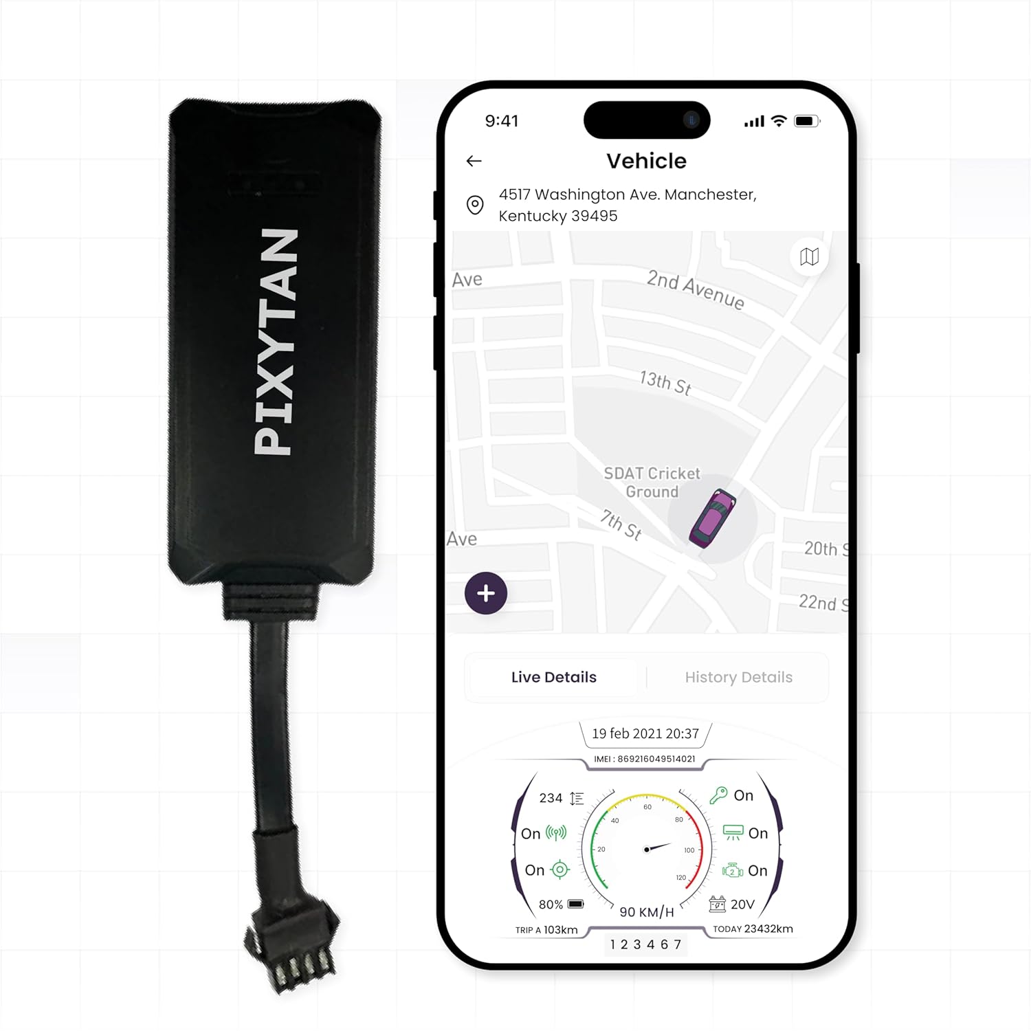 Wired GPS Tracker device to track your vehicles
