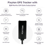 Pixytan GPS™ Wired GPS Tracker | For Car, Bike, Scooter, Truck, Bus with 15+ Premium Features